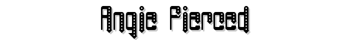 Angie Pierced font
